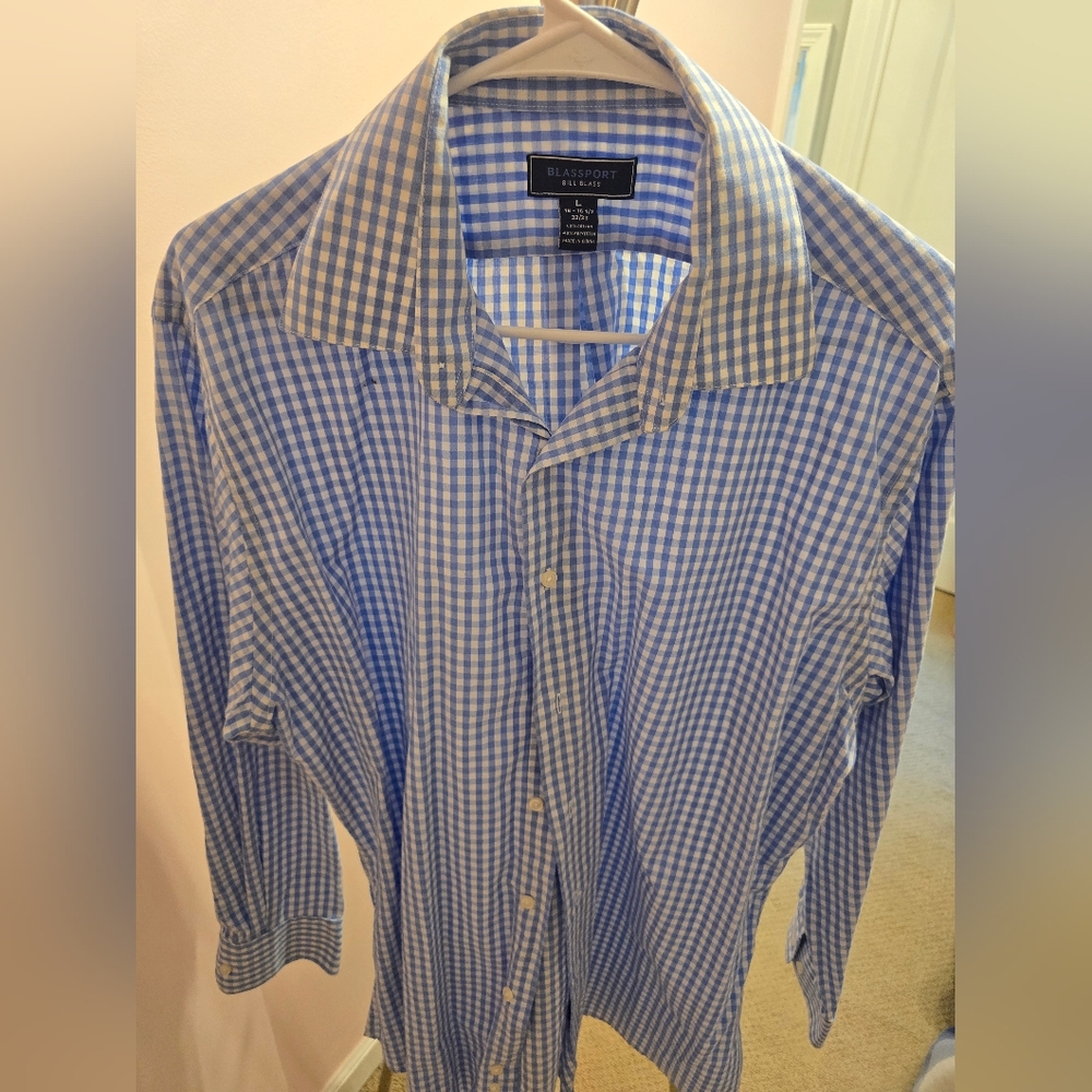 Blue Checkered Men's Shirt